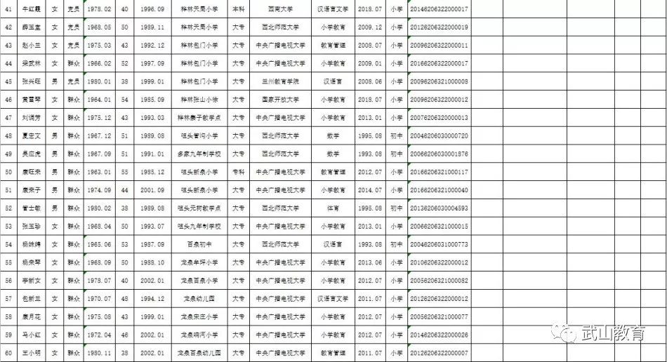 武山縣小學(xué)最新招聘公告概覽